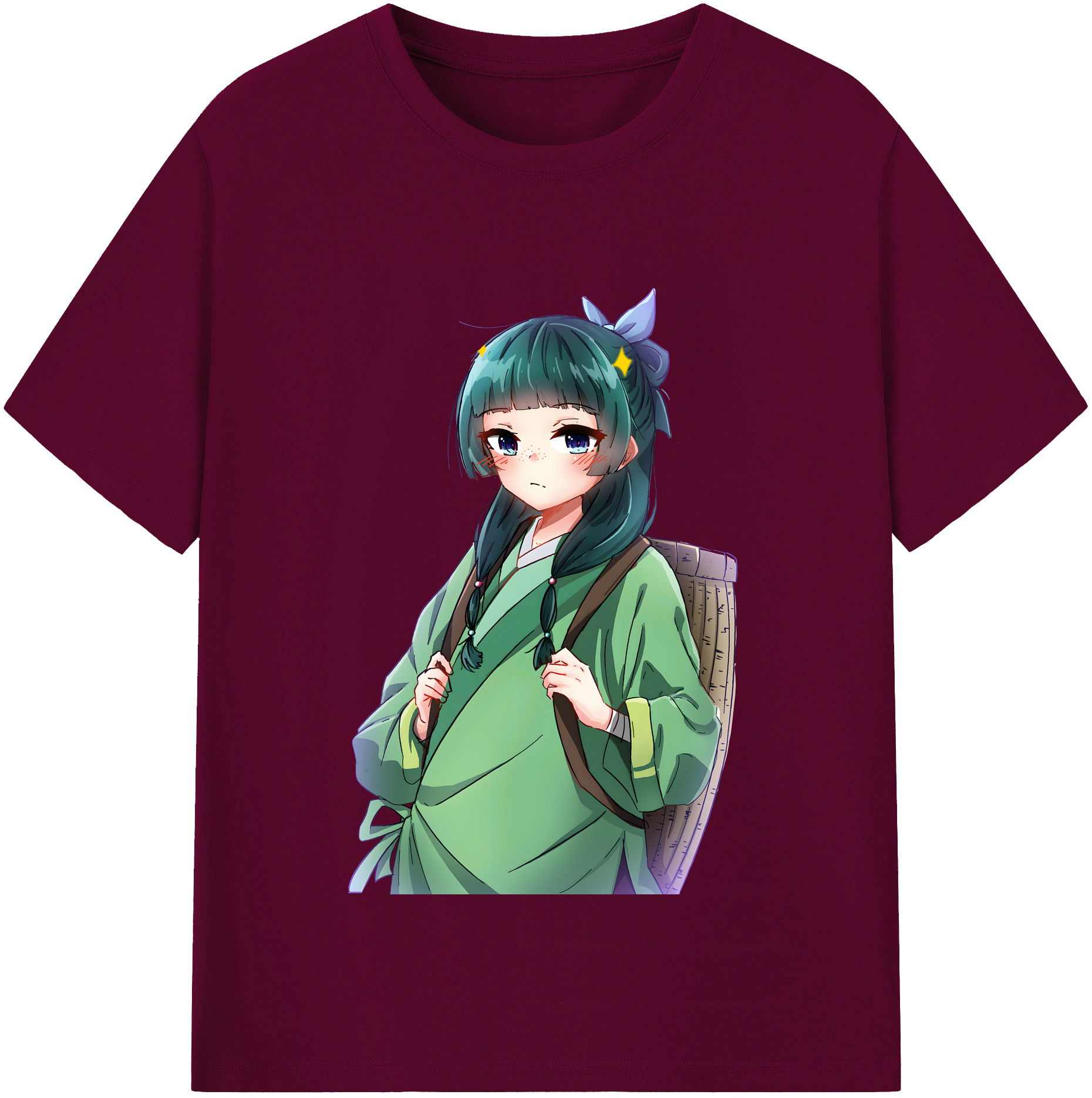 （画像用） 薬屋のひとりごと The Apothecary Diaries レディースカジュアルプリントTシャツ（綿100％）
